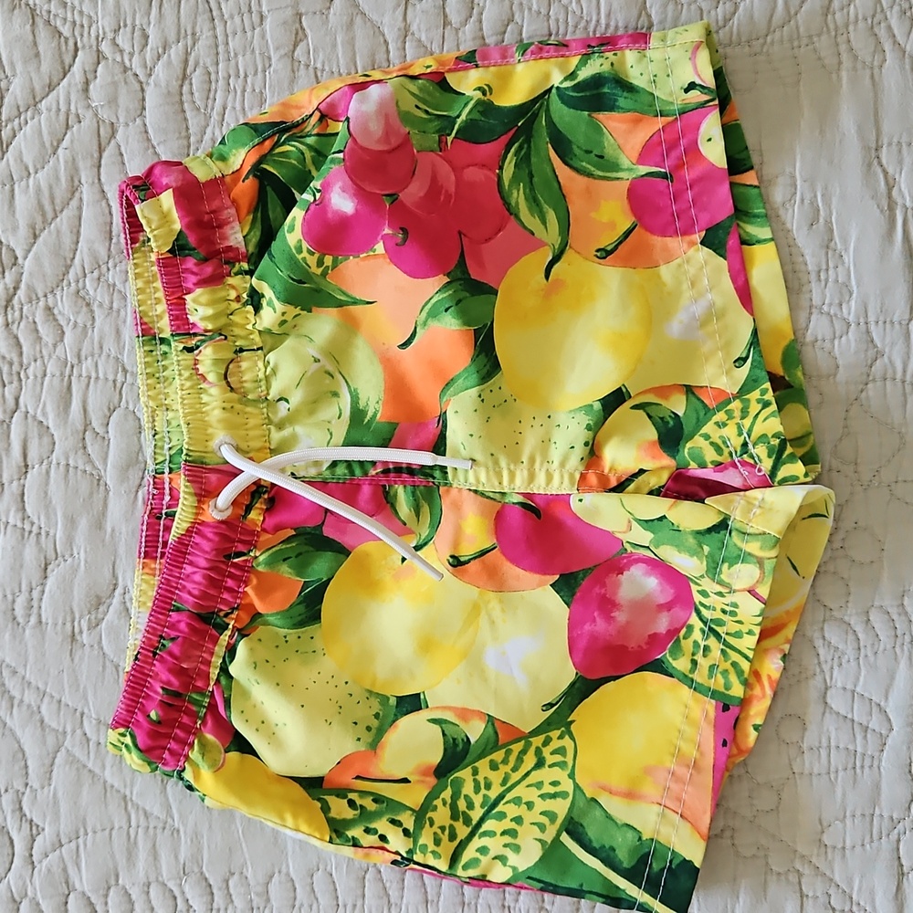 Janie And Jack Boys Tropical Fruit Swim Trunks Size 2T‎ - Picture 2 of 11